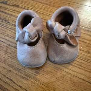 Freshly Picked Leather Moccasin with bow